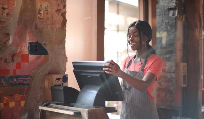 an image of a cashier